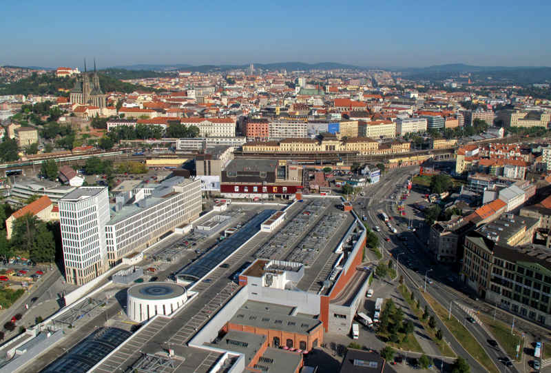 Brno - letecké fotografie