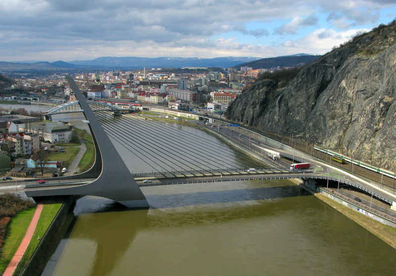 Ústí nad Labem - letecké fotografie