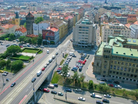 Štefánikův most a Letenský tunel