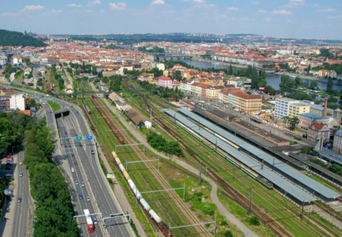 Smíchovské nádraží Praha 5 2007