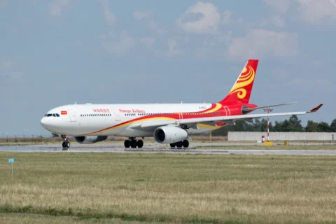Airbus A330 Hainan Airlines Praha-Ruzyně
