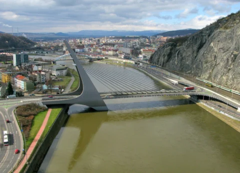 Mariánský most Ústí nad Labem 2009