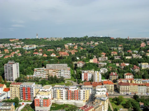 Plzeňská ulice Smíchov Praha 5 2008