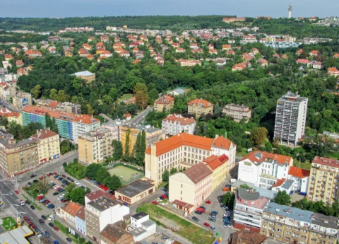 Plzeňská ulice Smíchov Praha 5 2008