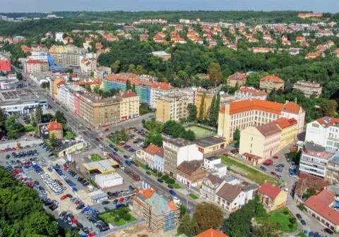 Plzeňská ulice Smíchov Praha 5 2008