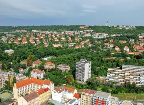 Plzeňská ulice Smíchov Praha 5 2008