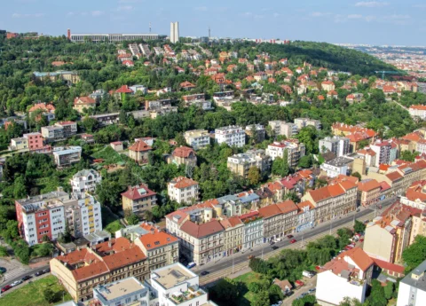 Plzeňská ulice Smíchov Praha 5 2008