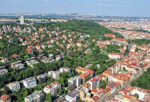 Plzeňská ulice Smíchov Praha 5 2008