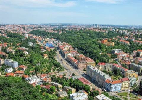 Plzeňská ulice Smíchov Praha 5 2008