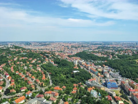Plzeňská ulice Smíchov Praha 5 2008