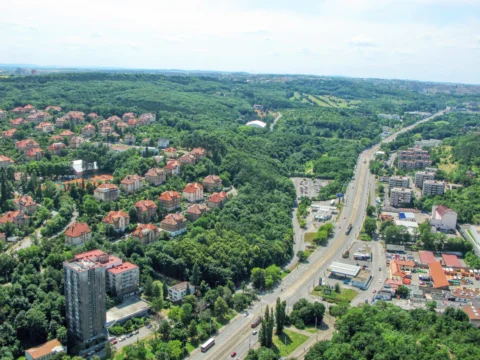 Plzeňská ulice Smíchov Praha 5 2008