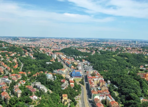 Plzeňská ulice Smíchov Praha 5 2008
