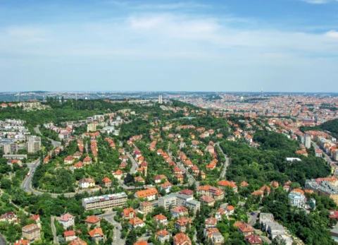 Plzeňská ulice Smíchov Praha 5 2008