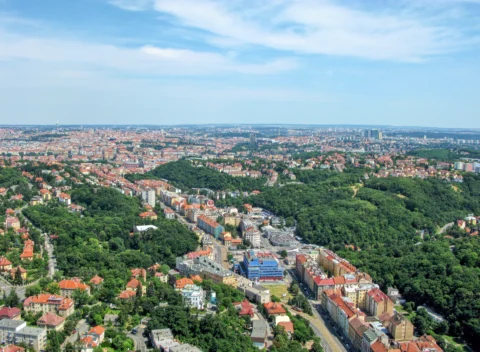 Plzeňská ulice Smíchov Praha 5 2008