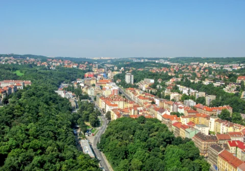 Plzeňská ulice Smíchov Praha 5 2008