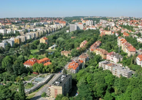 Patočkova ulice a Pražský hrad Praha 6 – výstavba tunelu Blanka 2007