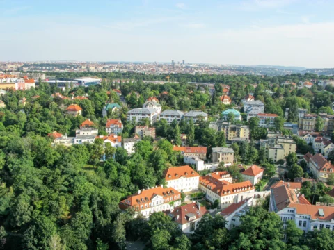Bubeneč Praha 6 – panorama Pražského hradu 2007