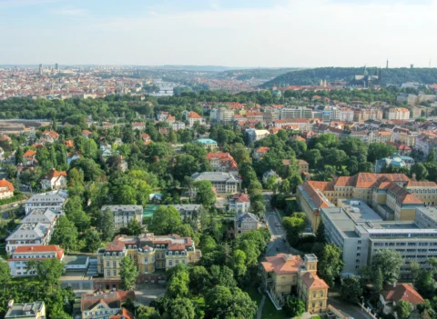 Bubeneč Praha 6 – panorama Pražského hradu 2007