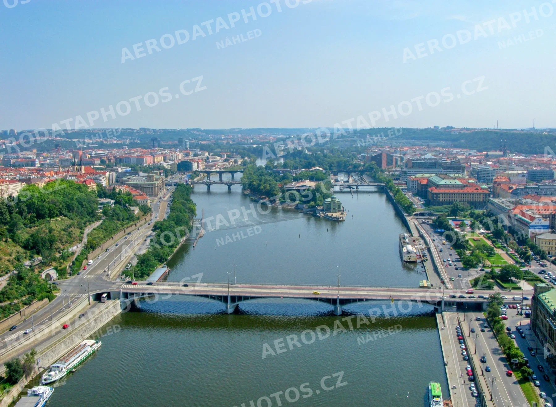 Štefánikův most a Letenský tunel