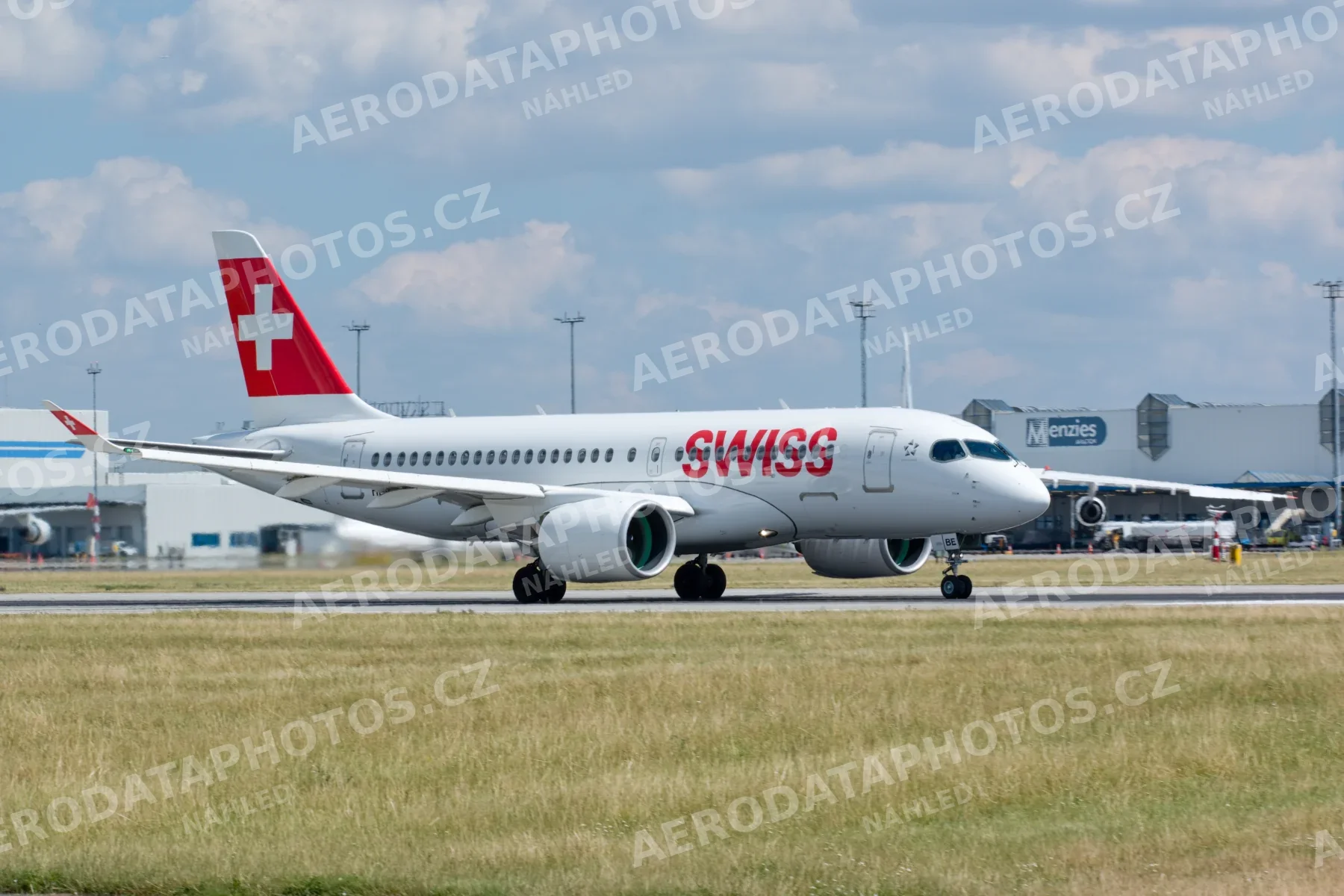 Airbus A220-300 SWISS Praha-Ruzyně