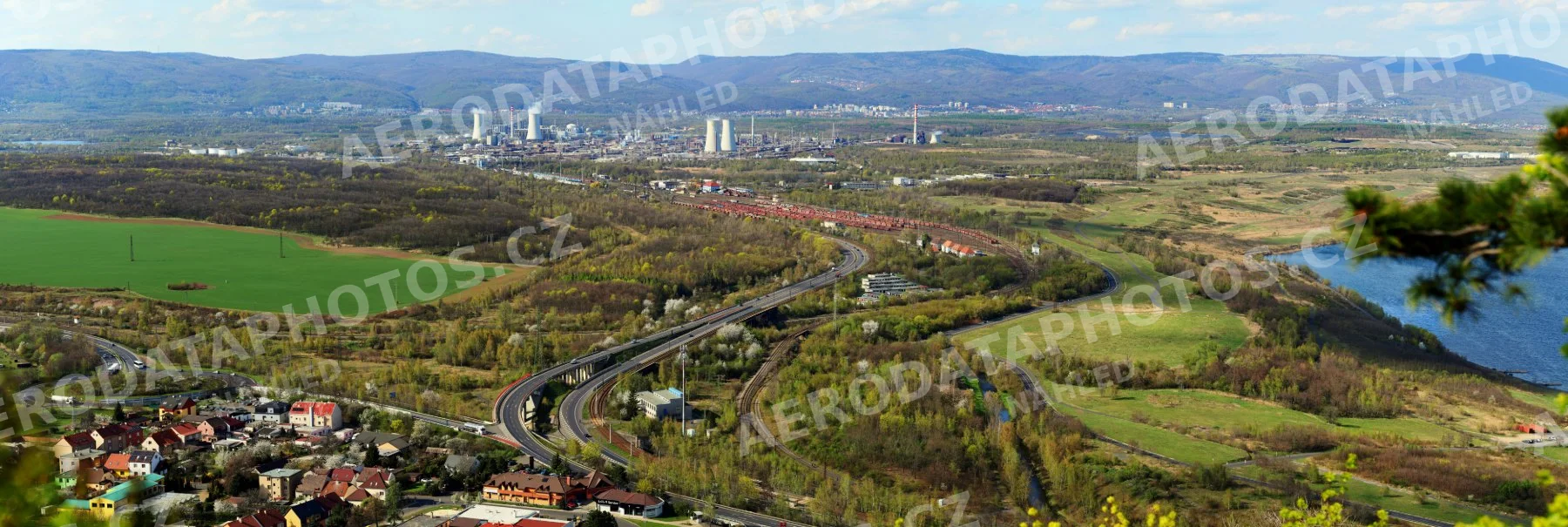 Panorama Unipetrol Litvínov Záluží