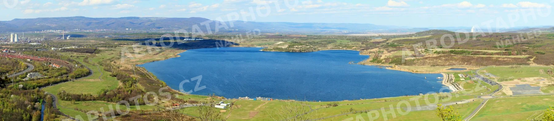 Panorama Jezera Most