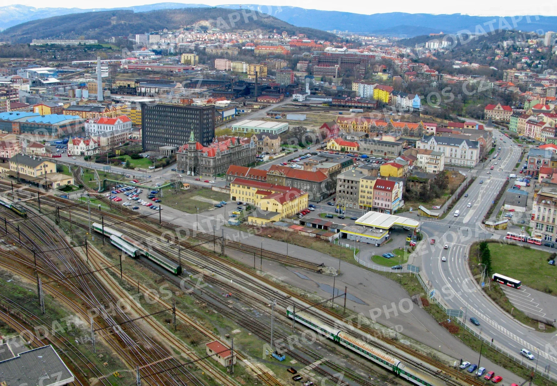 Ústí nad Labem ulice Přístavní centrum 2009