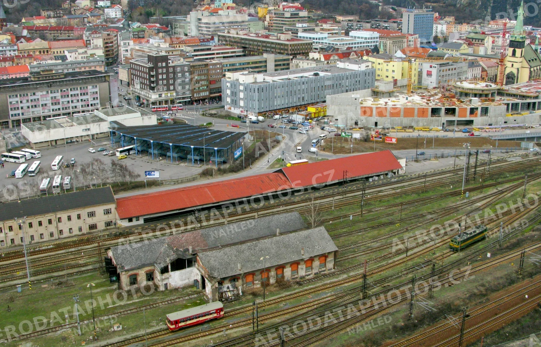 Ústí nad Labem ulice Přístavní centrum 2009