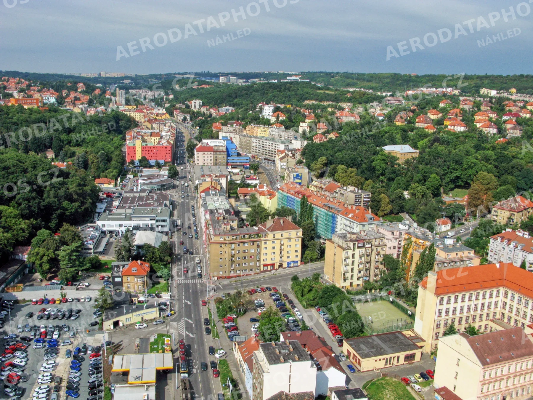 Plzeňská ulice Smíchov Praha 5 2008