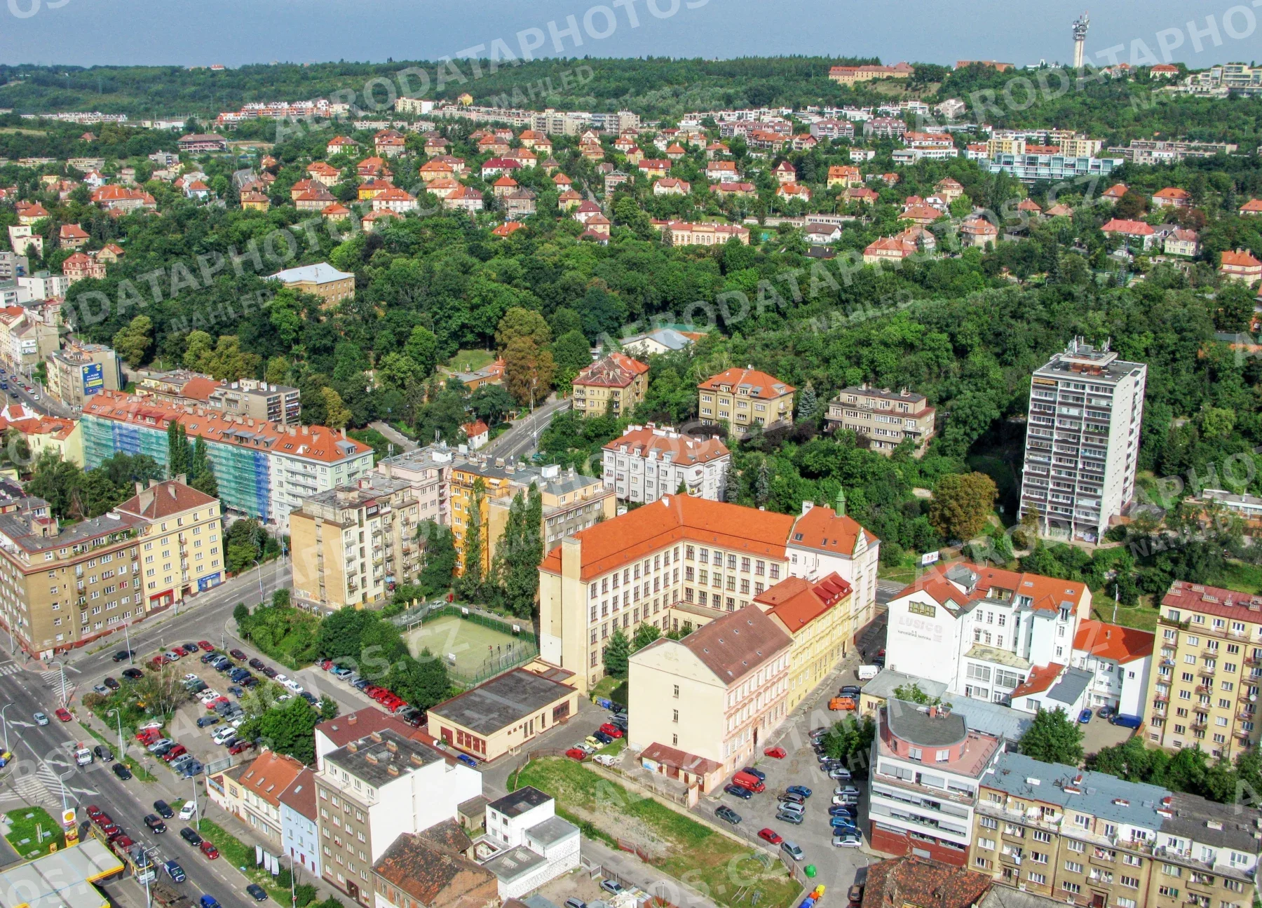 Plzeňská ulice Smíchov Praha 5 2008