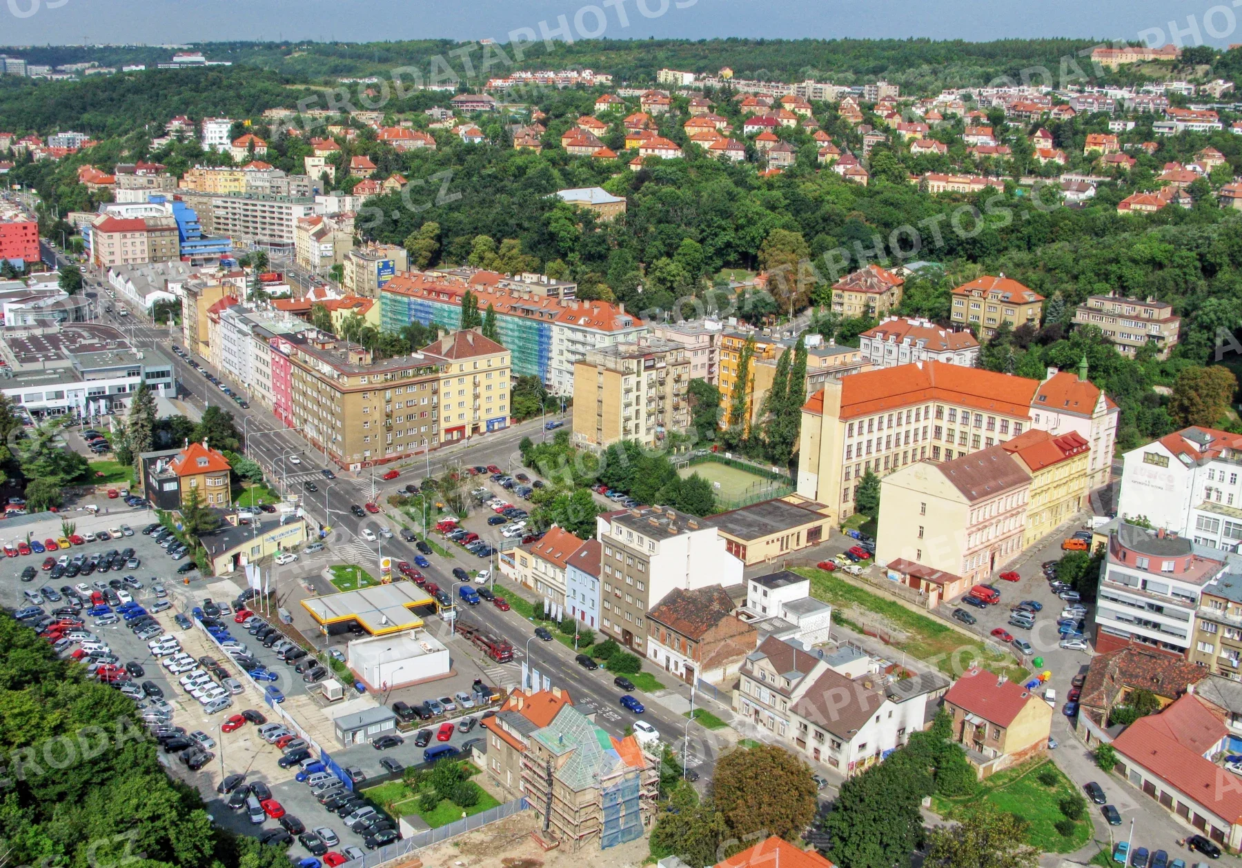 Plzeňská ulice Smíchov Praha 5 2008