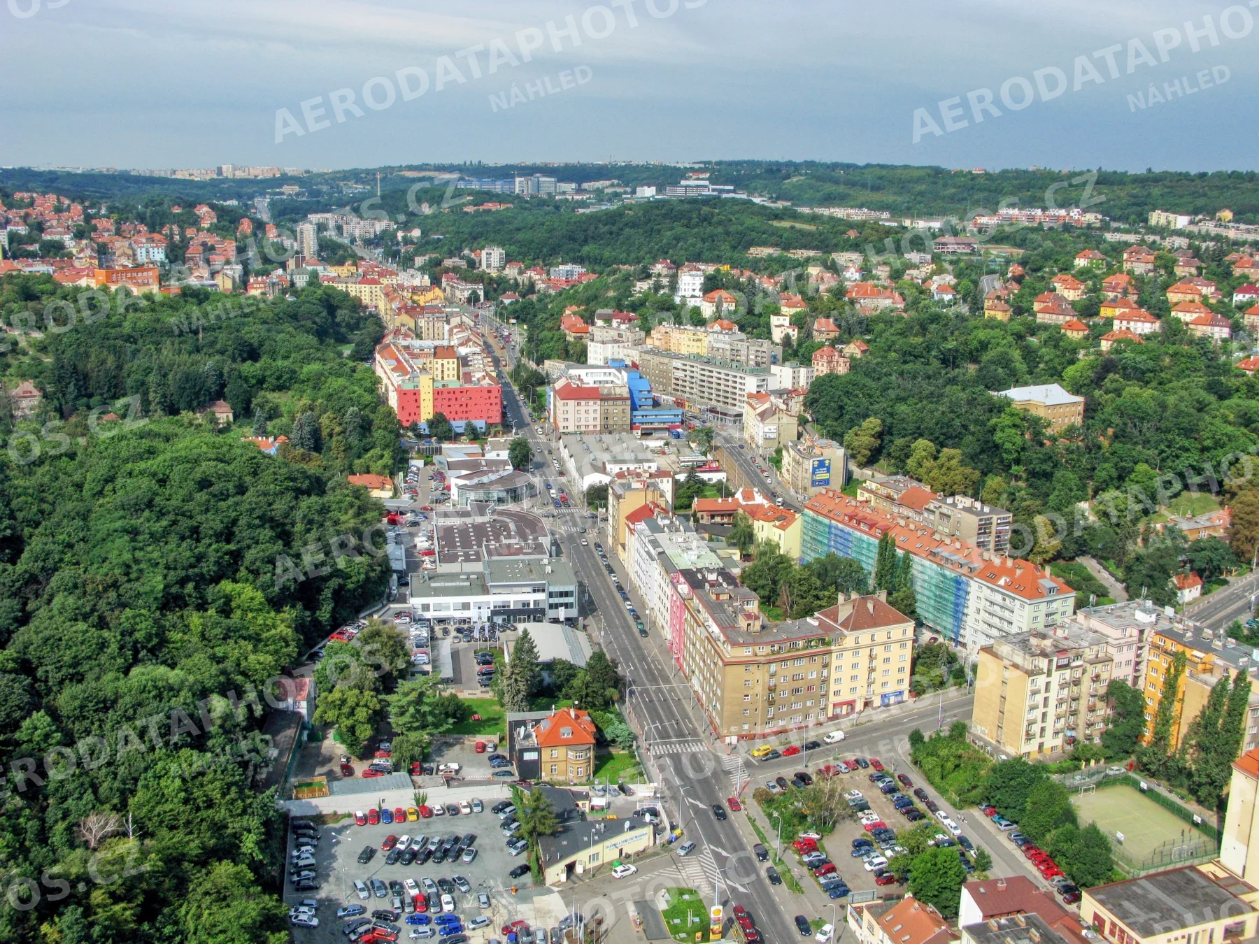 Plzeňská ulice Smíchov Praha 5 2008