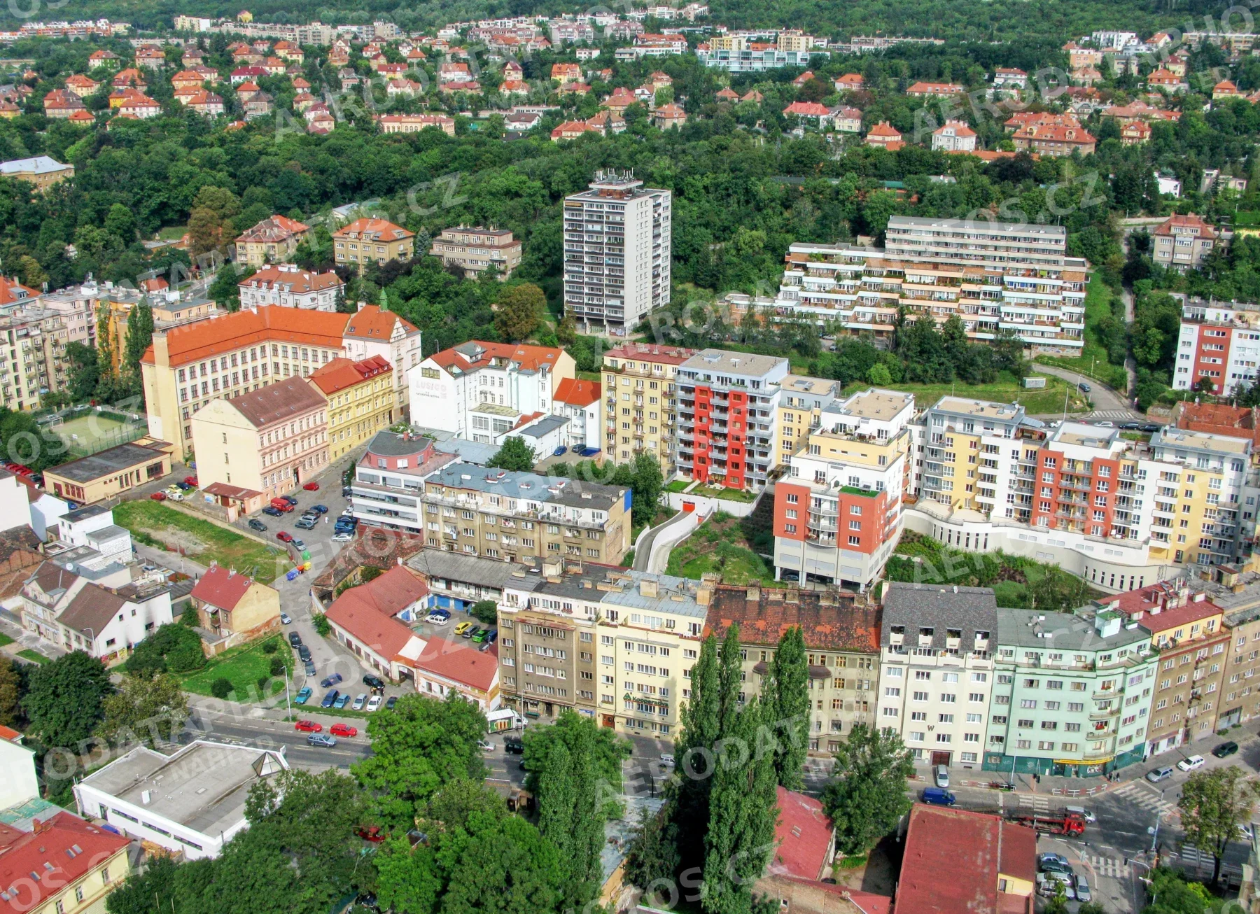 Plzeňská ulice Smíchov Praha 5 2008