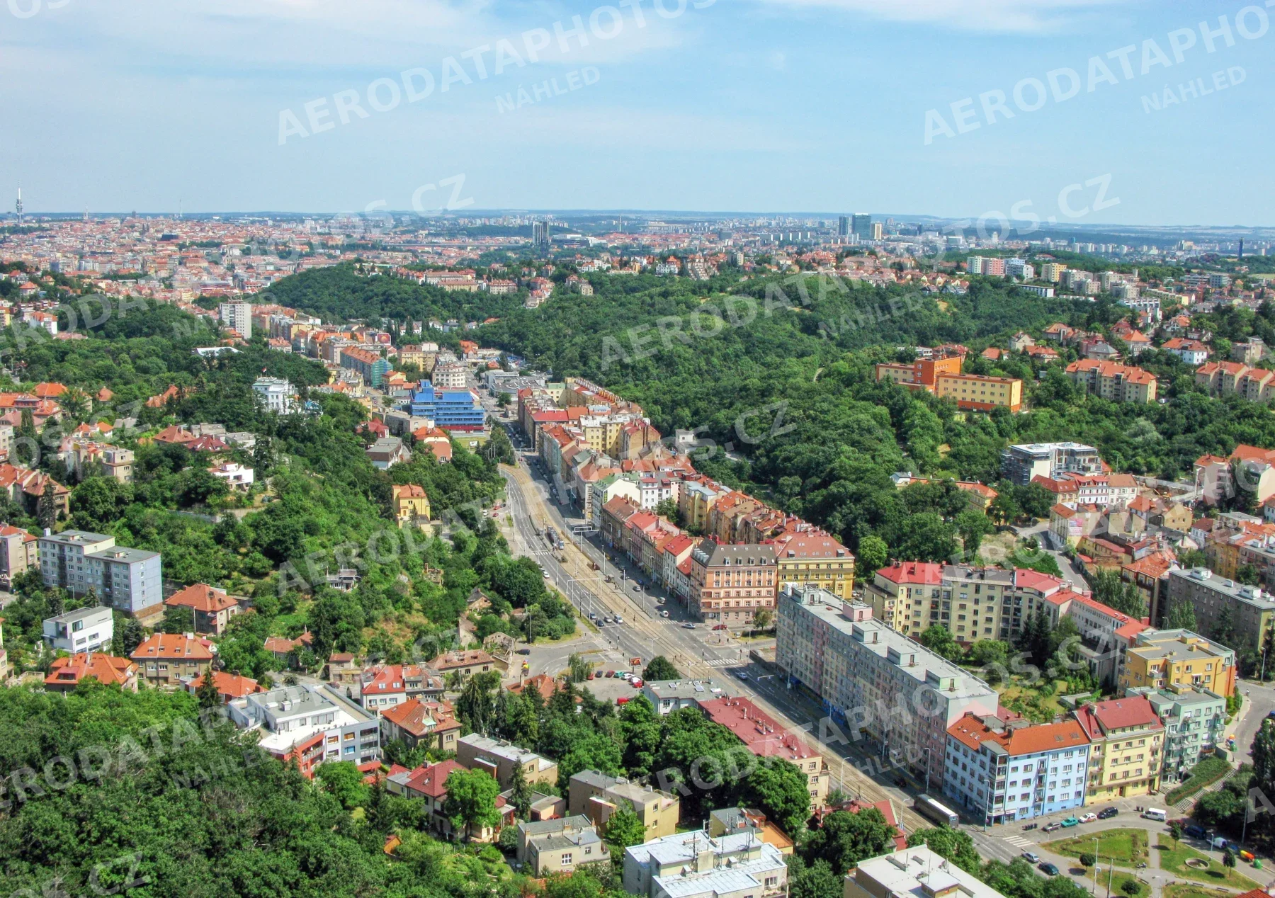Plzeňská ulice Smíchov Praha 5 2008