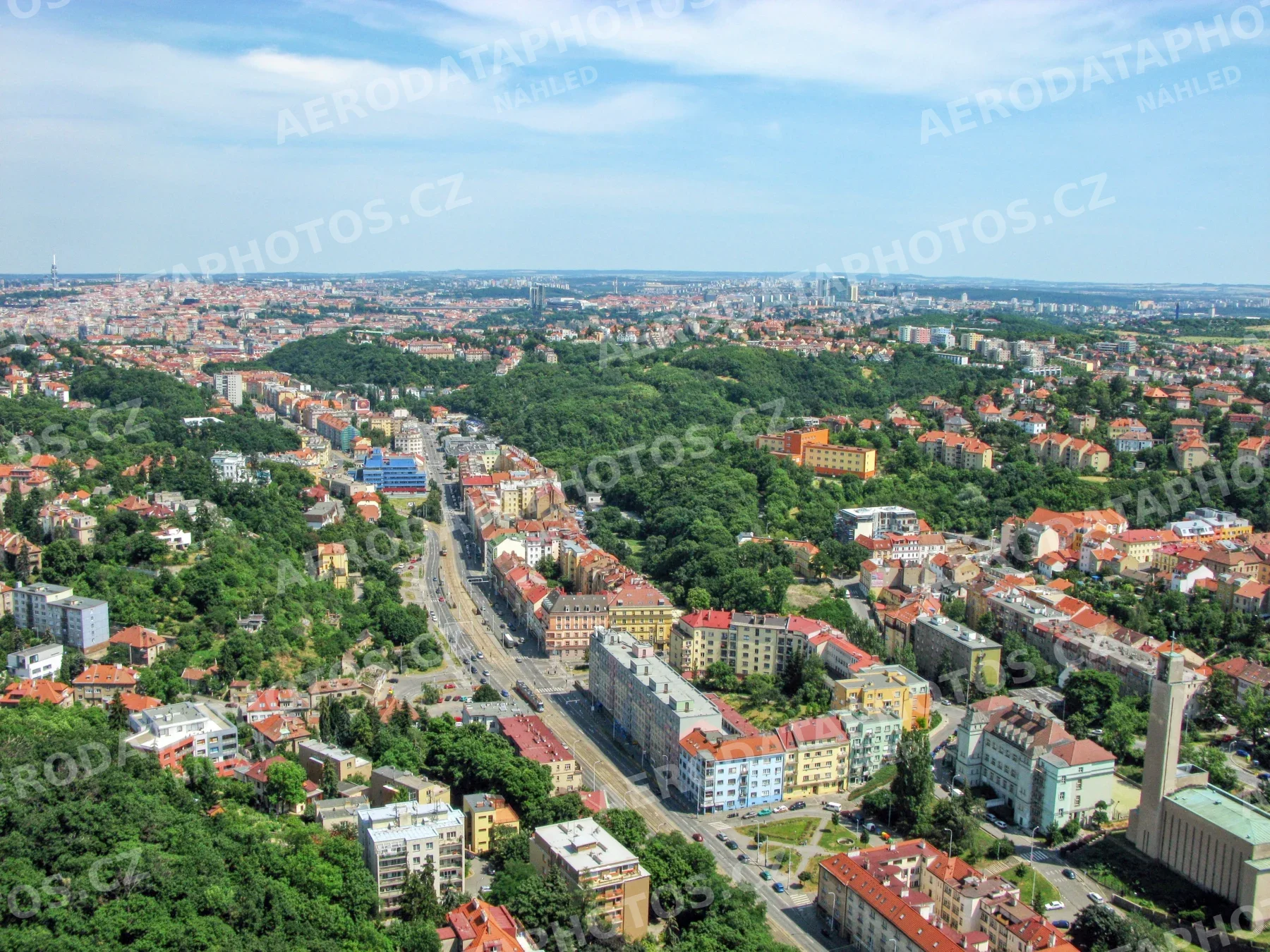 Plzeňská ulice Smíchov Praha 5 2008