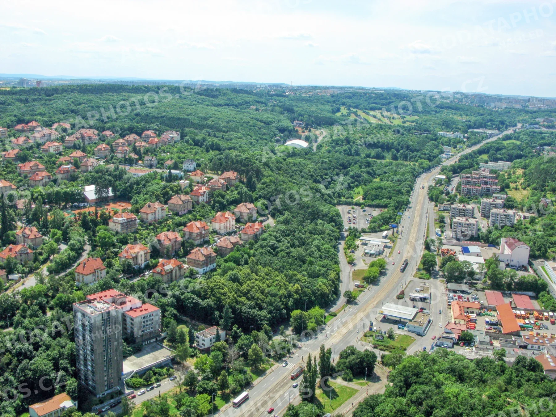 Plzeňská ulice Smíchov Praha 5 2008