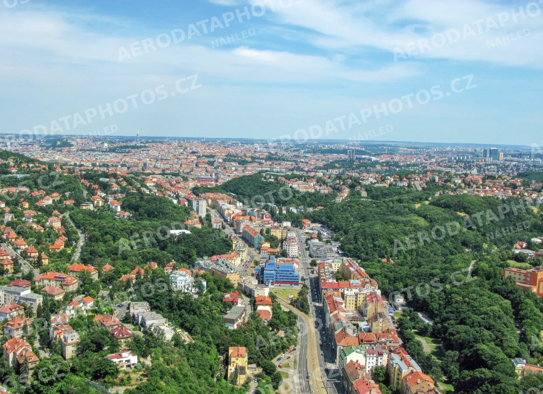Plzeňská ulice Smíchov Praha 5 2008