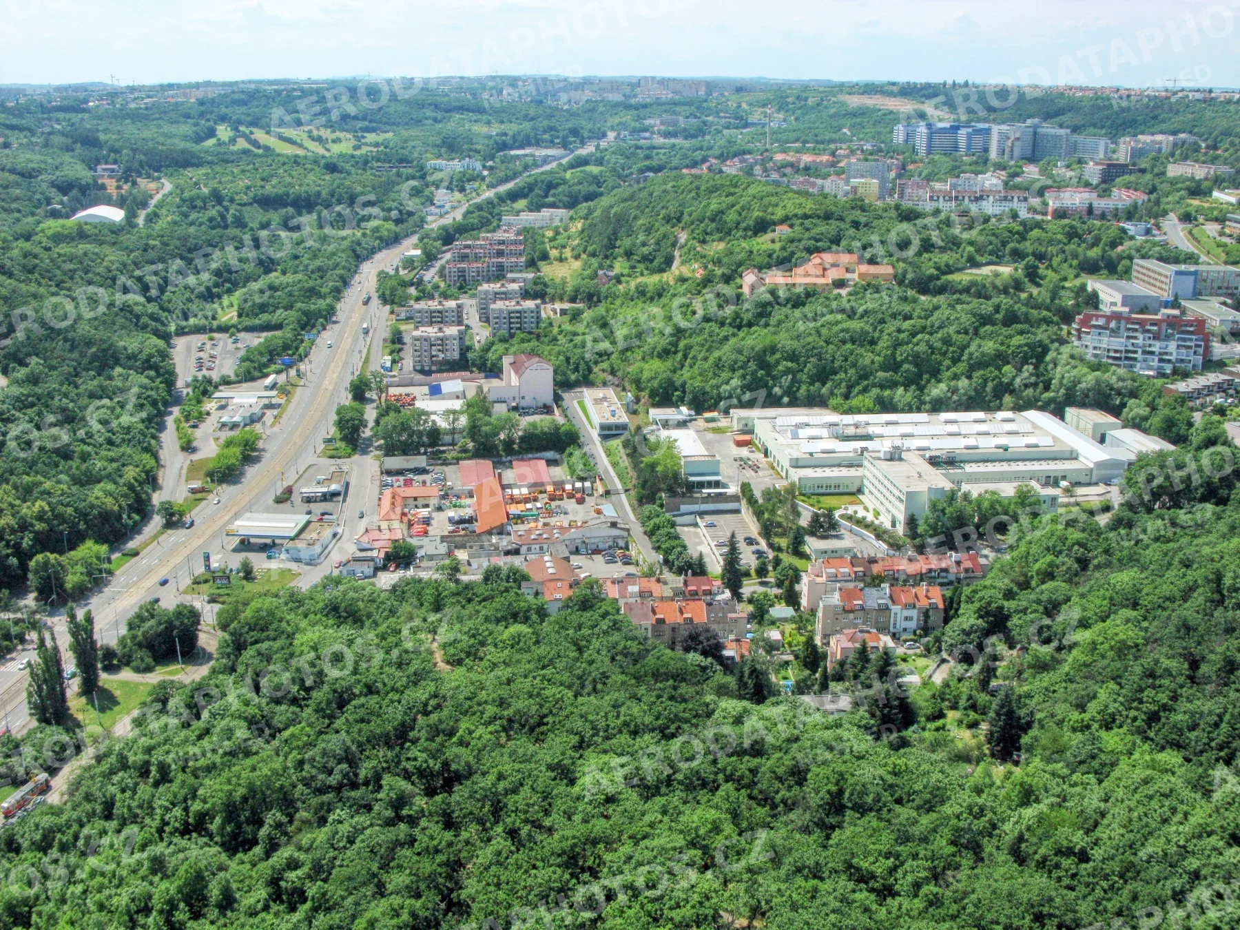 Plzeňská ulice Smíchov Praha 5 2008