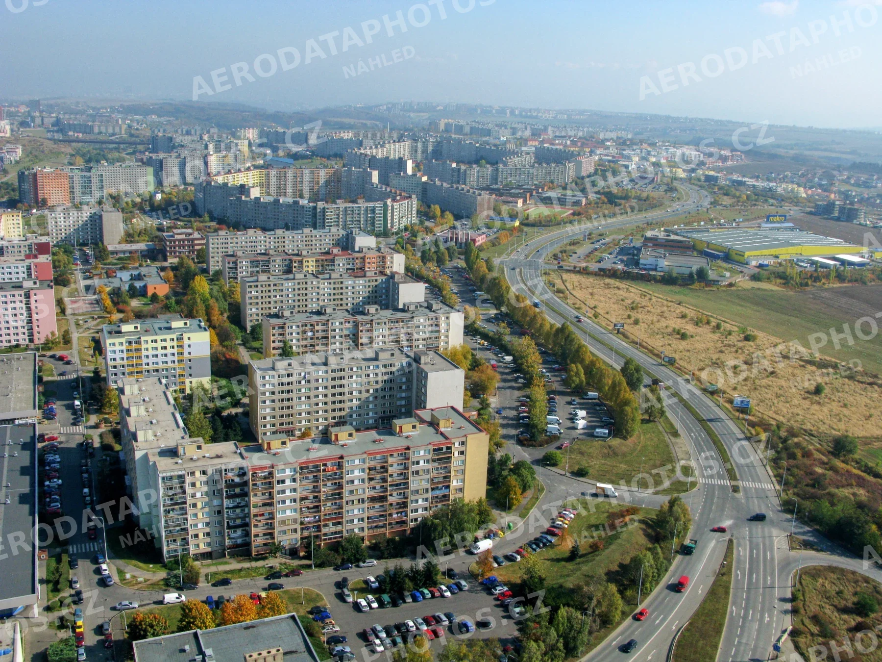 Stodůlky ulice Jeremiášova Praha 13 2008