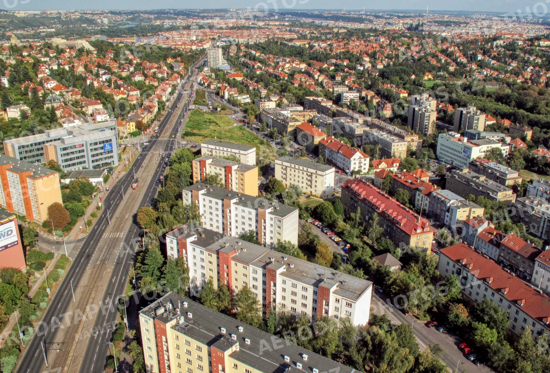 Bořislavka, Evropská a Šárka Praha 6 2009
