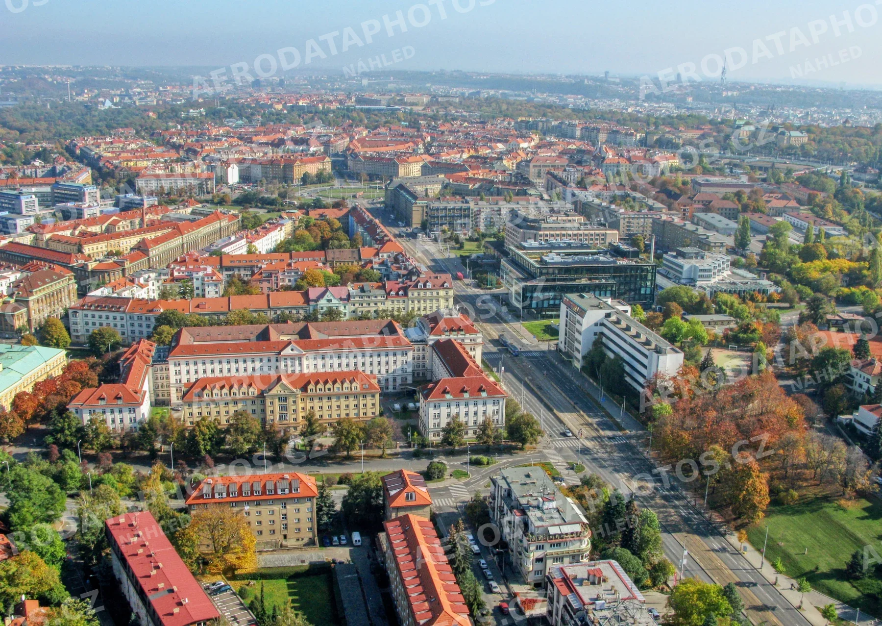 Evropská ulice Dejvice – Hotel Diplomat Praha 6 2008