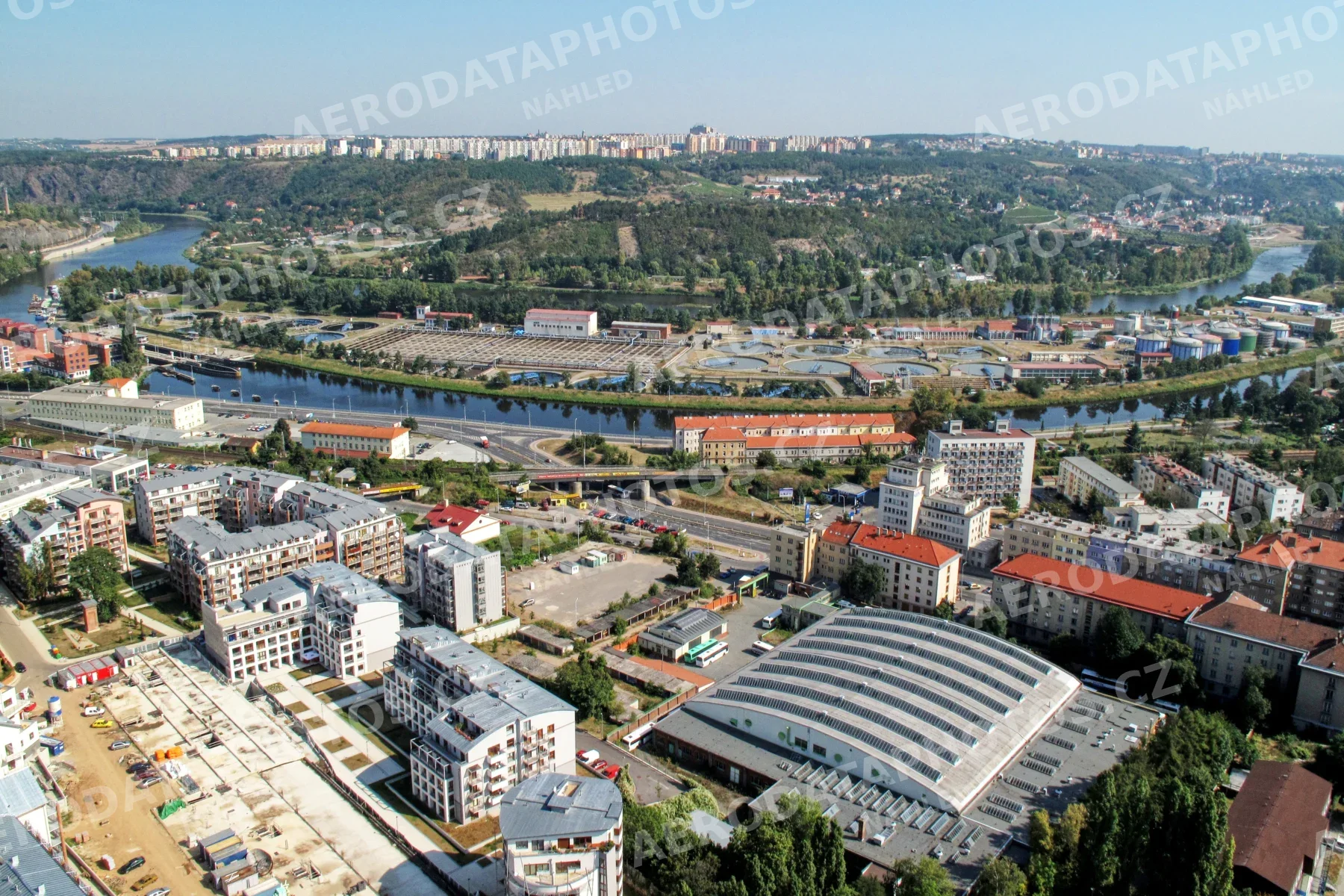 Podbaba Praha 6 – Vltava, plavební komory a okolí 2009