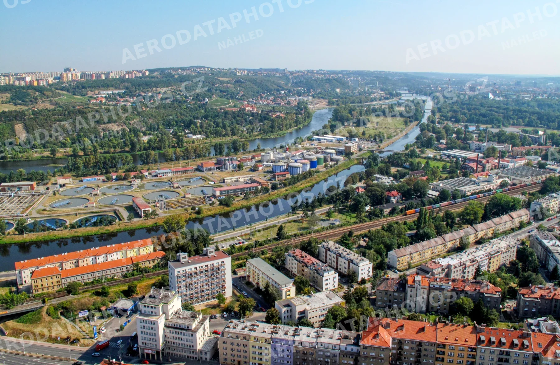 Podbaba Praha 6 – Vltava, plavební komory a okolí 2009