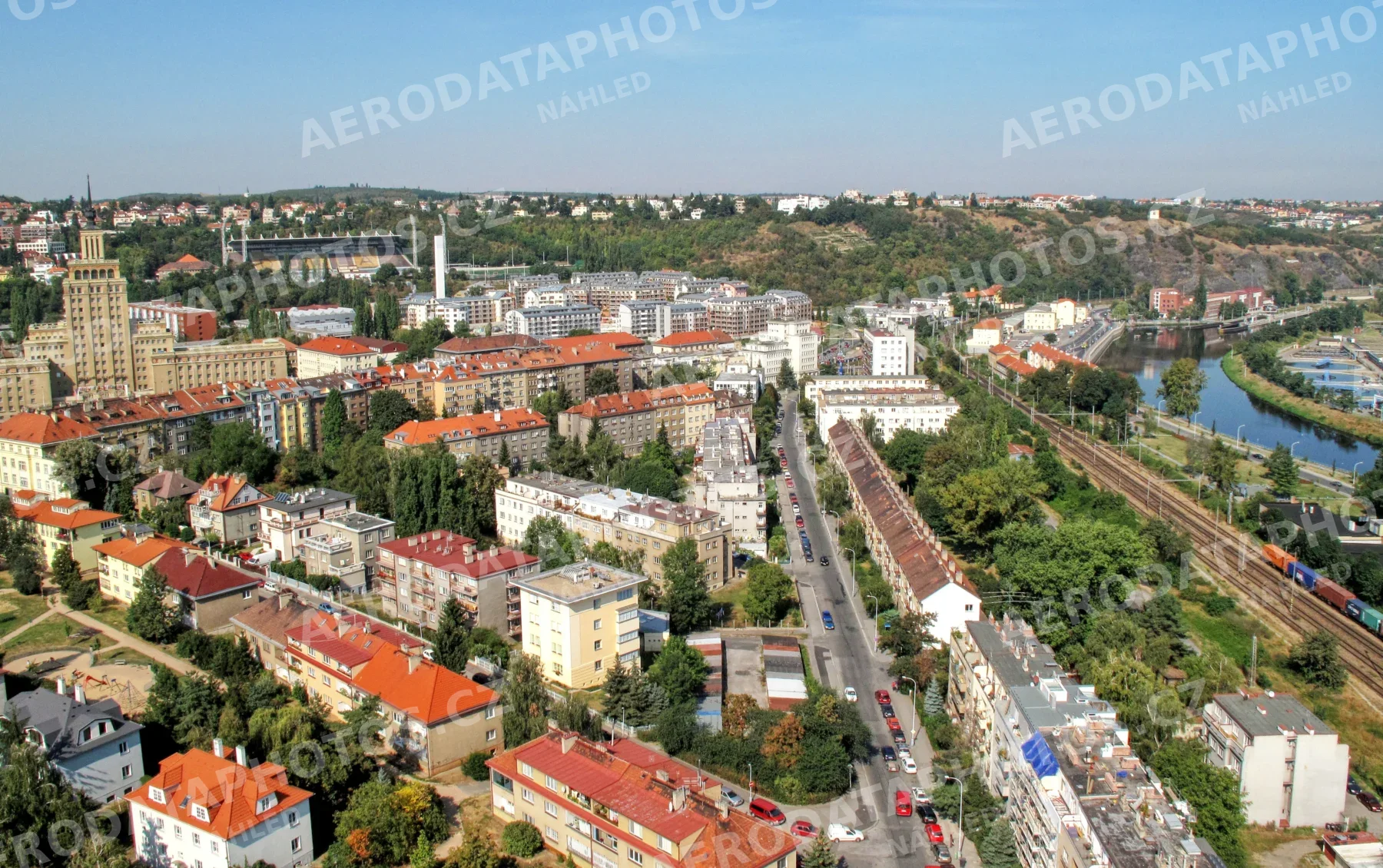 Podbaba Praha 6 – Vltava, plavební komory a okolí 2009
