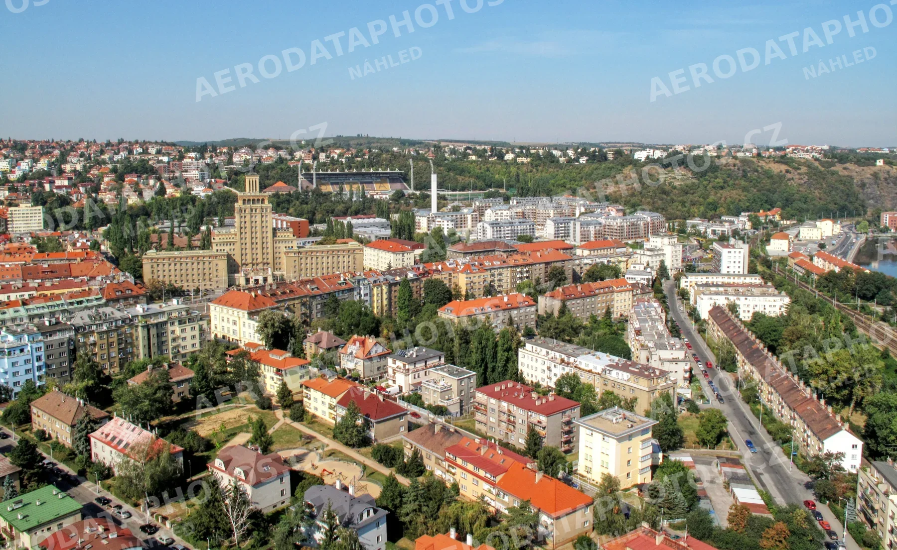 Podbaba Praha 6 – Vltava, plavební komory a okolí 2009