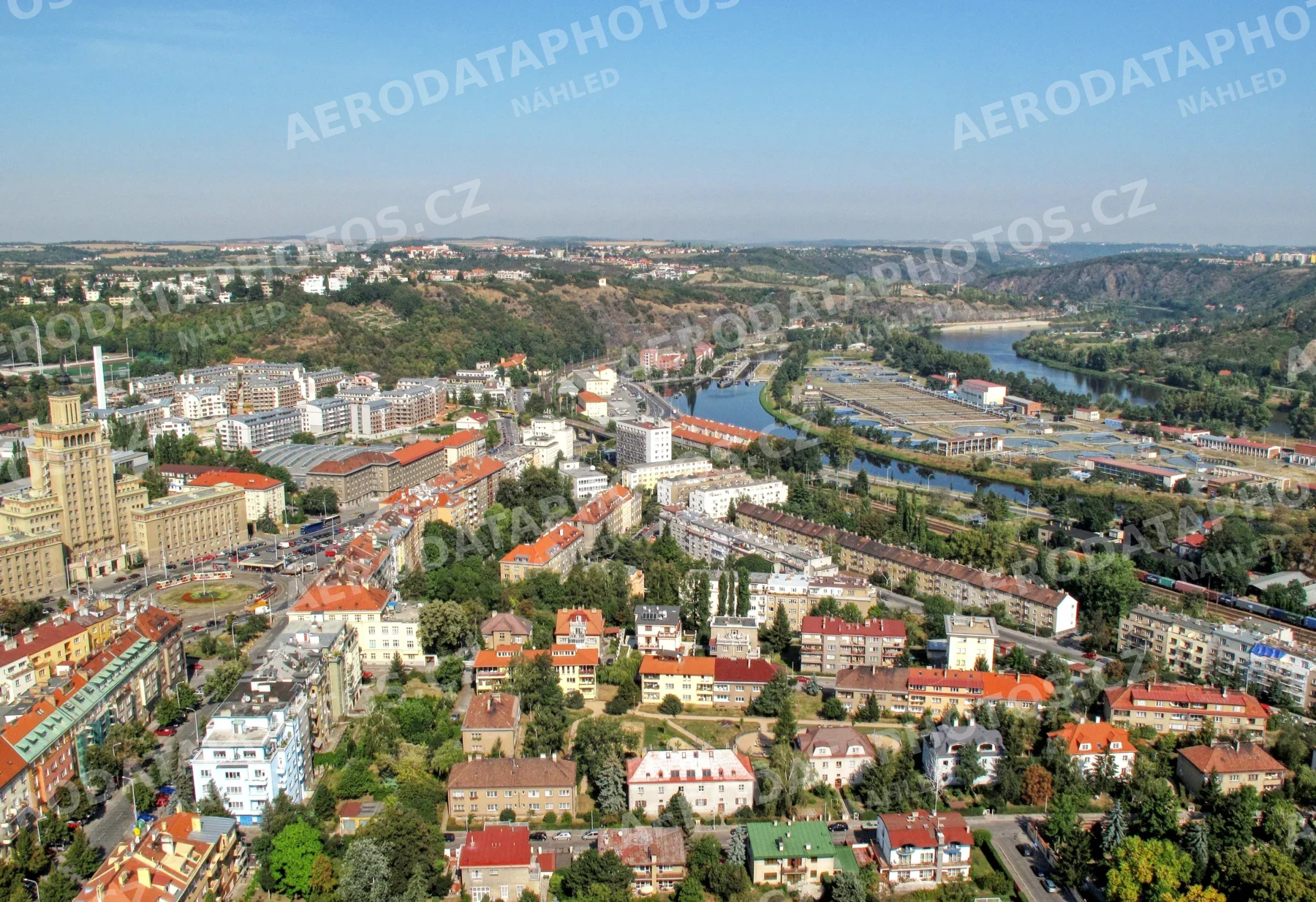Podbaba Praha 6 – Vltava, plavební komory a okolí 2009