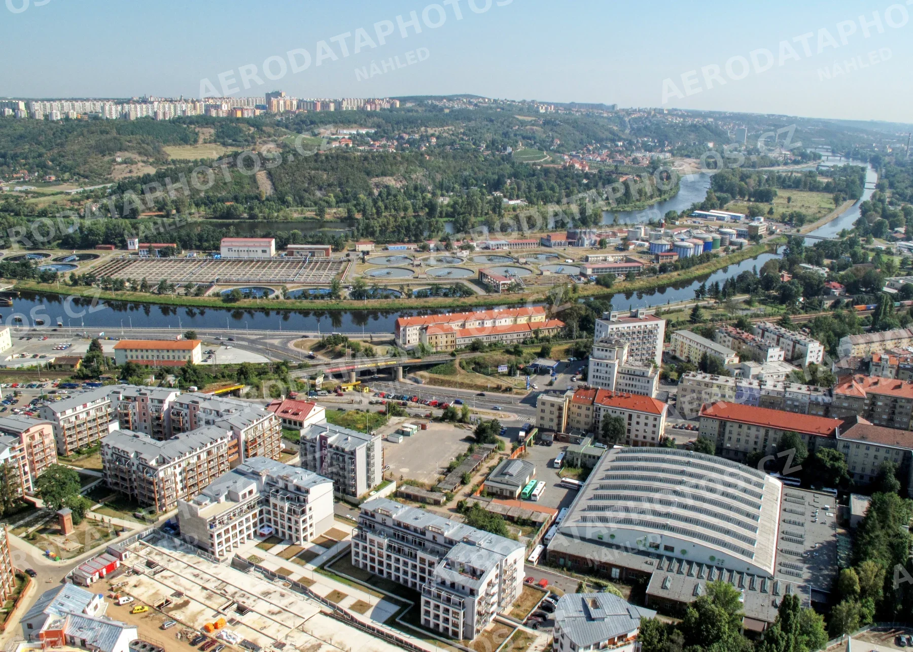 Podbaba Praha 6 – Vltava, plavební komory a okolí 2009