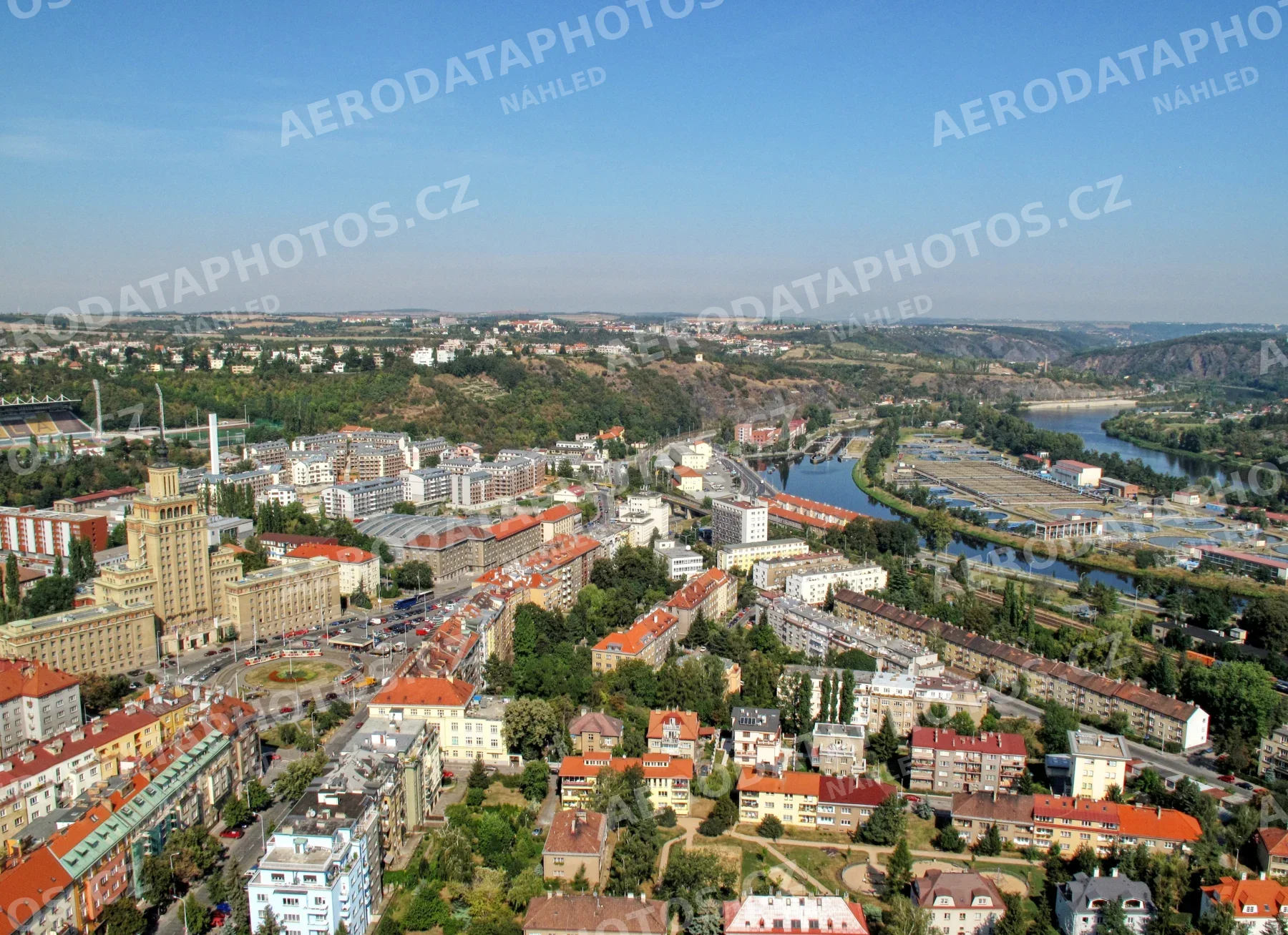 Podbaba Praha 6 – Vltava, plavební komory a okolí 2009
