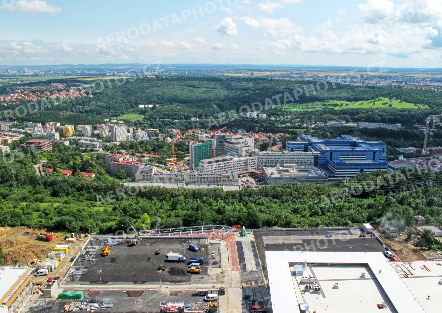 Vypich a Bílá Hora Praha 6 – výstavba Kauflandu a okolí 2009