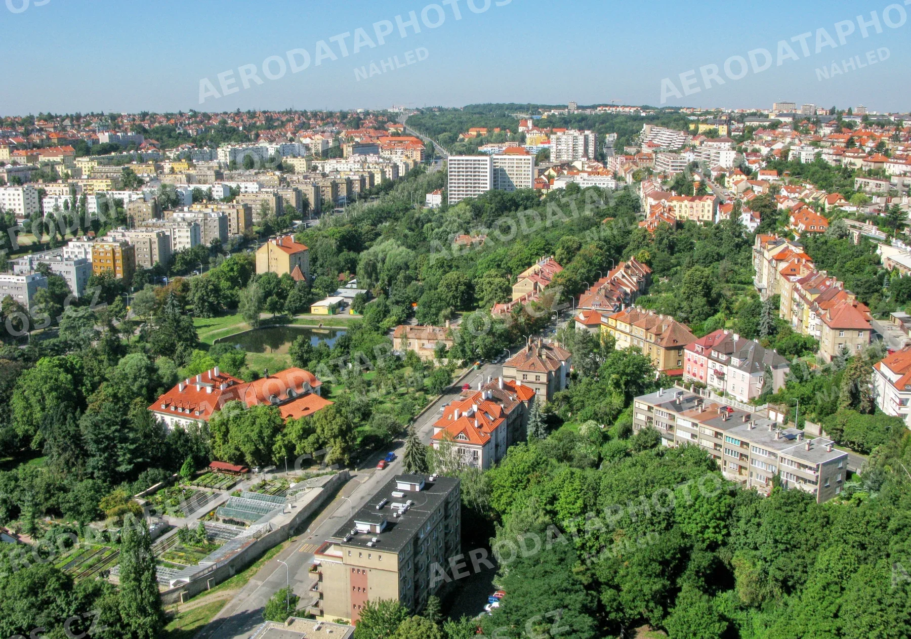 Patočkova ulice a Pražský hrad Praha 6 – výstavba tunelu Blanka 2007